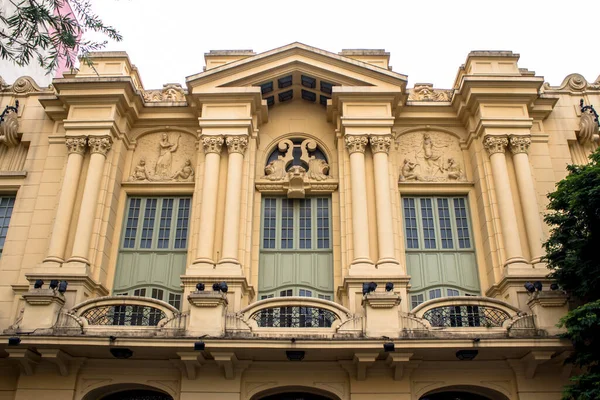 São Paulo Brasil Fevereiro 2016 Fachada Teatro Renault Centro São — Fotografia de Stock