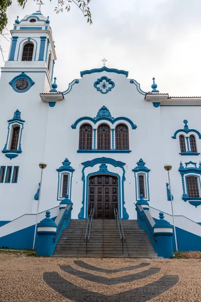 Marlia Sao Paulo Brasil Outubro 2020 Vista Fachada Restaurada Catedral — Zdjęcie stockowe