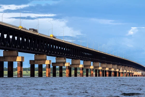 Sao Paulo Brésil Avril 2015 Vue Sur Pont Ferroviaire Est — Photo