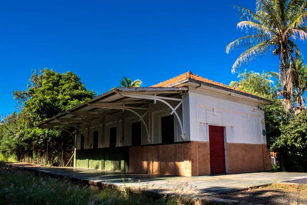 Eski Cia Paulista Estradas Ferro Nun Terk Edilmiş Küçük Tren — Stok fotoğraf