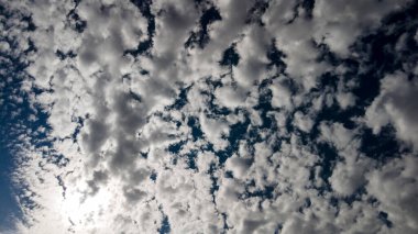 Brezilya 'da bulutlu mavi gökyüzü