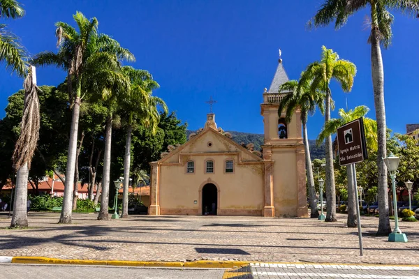 Sebastio Sao Paulo Brazília 2015 Május Fachada Igreja Matriz Sebastio — Stock Fotó