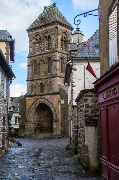 Salers Cantal Frankrike — Stockfoto