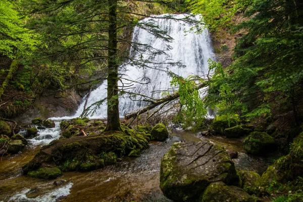 Vattenfall Coin Cantal Frankrike — Stockfoto