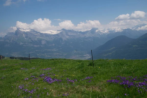 Haute Savoie Fransa Daki Saint Gervais Komünleri — Stok fotoğraf