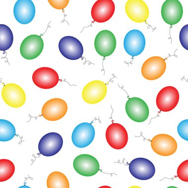 Farklı renkteki balonları ile sorunsuz 
