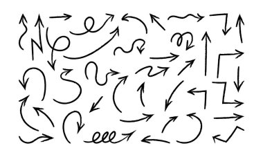 Elle çizilmiş eskiz tarzı oklar, kıvrımlı, dalgalı, düz ve döngülü tasarımlar. Dijital ve yazdırma projelerinde sunumlar, bilgi grafikleri, planlamacılar, yaratıcı notlar veya fikirler için mükemmel.