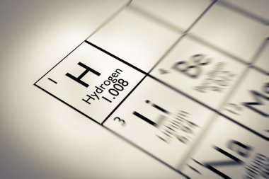 Hidrojen kimyasal Element üzerinde odaklanmak