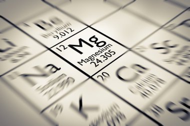 Magnezyum kimyasal Element üzerinde odaklanmak