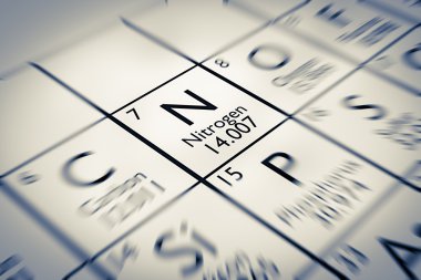 Azot kimyasal Element üzerinde odaklanmak