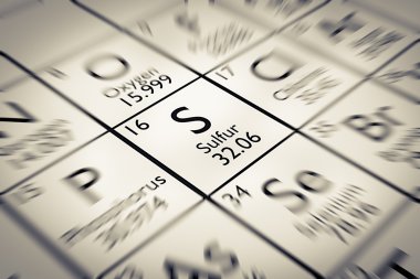 Kükürt kimyasal Element üzerinde odaklanmak