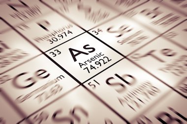 Arsenik kimyasal Element üzerinde odaklanmak