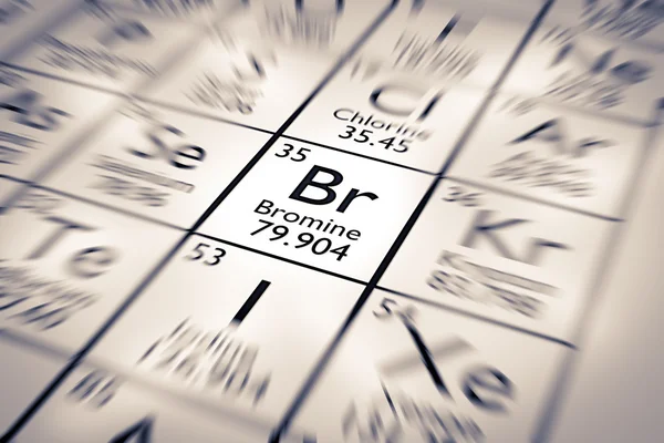 Brom kimyasal Element üzerinde odaklanmak