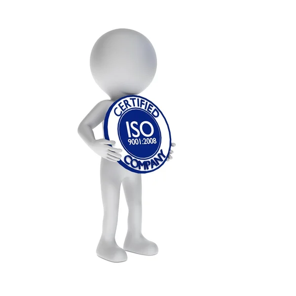 ISO 9001 certification — Stock Photo, Image