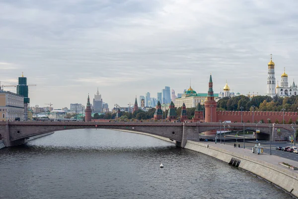Москва Россия Ноября 2020 Прекрасный Вид Центр Города Кремль Санкт — стоковое фото