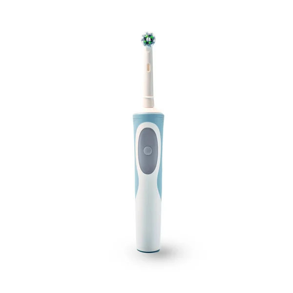Modern Electric Toothbrush Isolated White Background Dental Care Tools White — Stock Photo, Image
