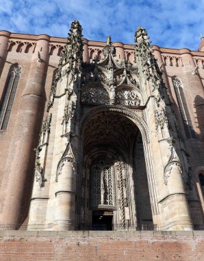 Albi 'deki Saint Cecilia Katedrali, Tarn Departmanı, Occitania - Fransa