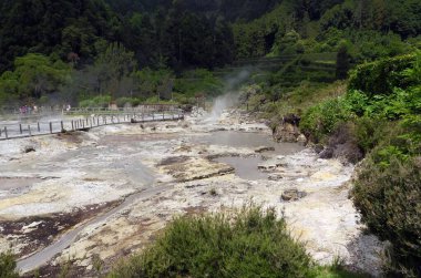 Caldeiras das Furnas, Sao Miguel Adası, Azores - Portekiz