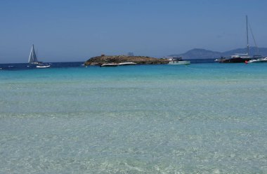 Illetes Plajı, Formentera Adası, Balear Adaları - İspanya