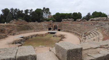Merida Roma Amfitiyatrosu, Badajoz, Extremadura - İspanya