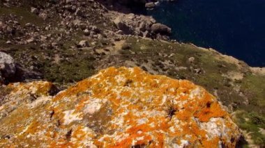 Mallorca Akdeniz adlı renkli Cliff hattı