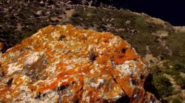 Mallorca Akdeniz adlı renkli Cliff hattı