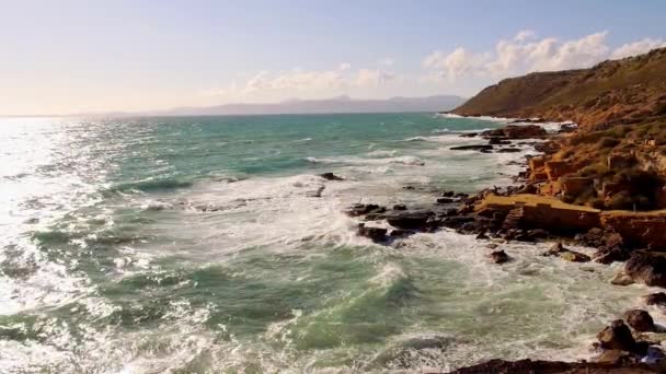 Magnifique littoral de Majorque par une journée ensoleillée — Video