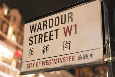 Wardour Street Londra Chinatown Londra - 22 Şubat 2016