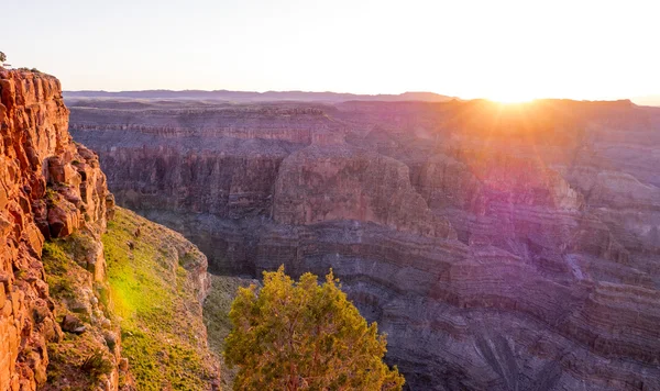 Grand Canyon Arizona auringonlaskun aikaan — kuvapankkivalokuva