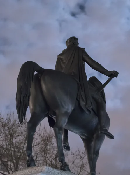 Statua a Trafalgar Sqaure Londra — Foto Stock