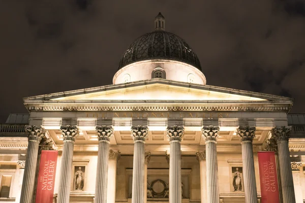 Die Nationalgalerie london am Trafalgar Square — Stockfoto