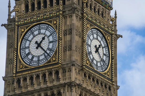 Queen Elizabeth Tower Big Ben London en el Parlamento — Foto de Stock