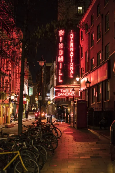 Słynny wiatrak tabeli Dance Bar w London West End - Soho Londyn, Anglia - 22 lutego 2016 — Zdjęcie stockowe