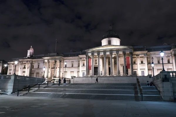 National Gallery op Trafalgar Square-Londen, Engeland - 22 februari 2016 — Stockfoto