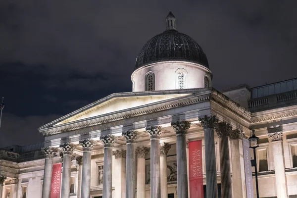 Die Nationalgalerie london am Trafalgar Square — Stockfoto