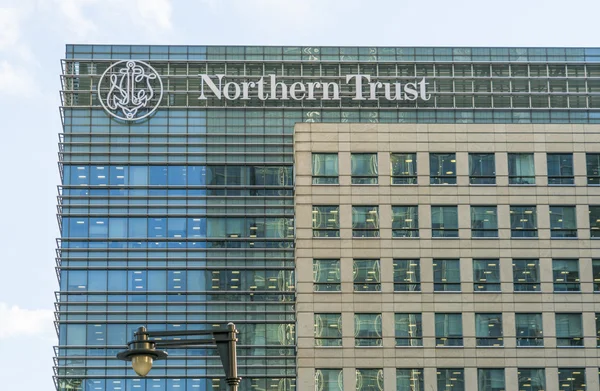Kuzey güven bina, Canary Wharf - Londra/İngiltere 23 Şubat 2016 — Stok fotoğraf