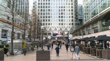 One Canada Square, Canary Wharf - Londra/İngiltere 23 Şubat 2016