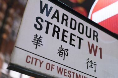 Wardour Street Londra Chinatown Londra - 22 Şubat 2016