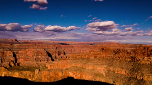 Grand Canyon Time Lapse, schoot op een zonnige dag — Stockvideo