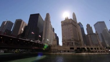 Chicago River Cruise geniş atış açısı