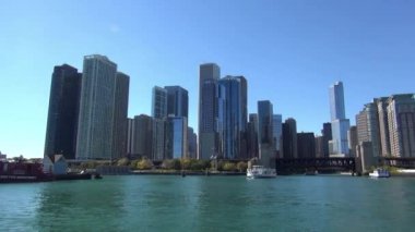 Chicago Chicago Nehri manzarası