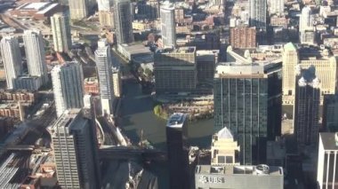 Chicago şehir yaz hava atış