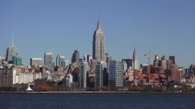 empire state binası ile Manhattan skyline