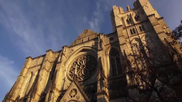 Kathedraal St. John de goddelijke New York — Stockvideo