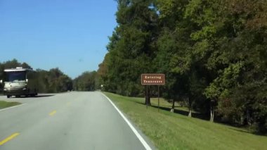 Yolun tabelaya Tennessee girme