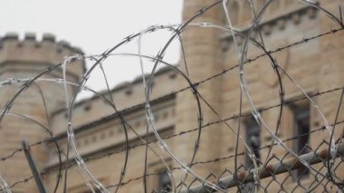 Barbwire, hapishane, Joliet Islah Tesisi Illinois