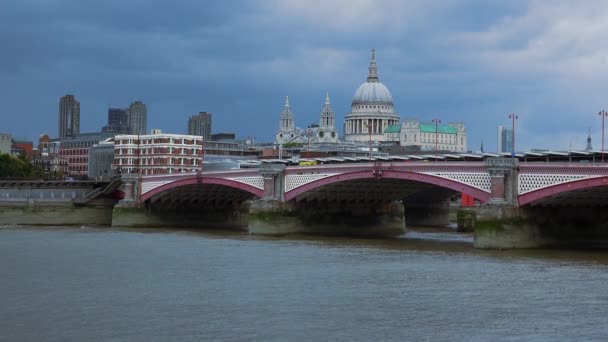 St Paul Katedrali Londra — Stok video