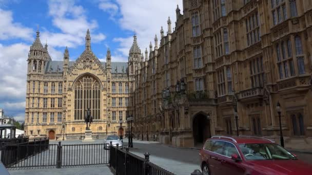 Вестминстерский дворец парламента — стоковое видео