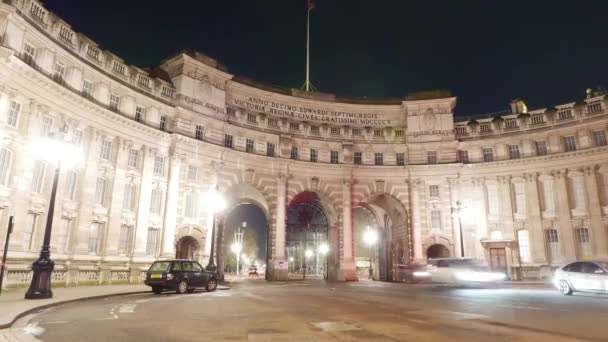 Admiralty Arch Londra - zaman atlamalı vurdu — Stok video