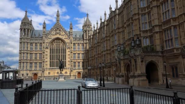 Parlamentosu Westminster evleri — Stok video